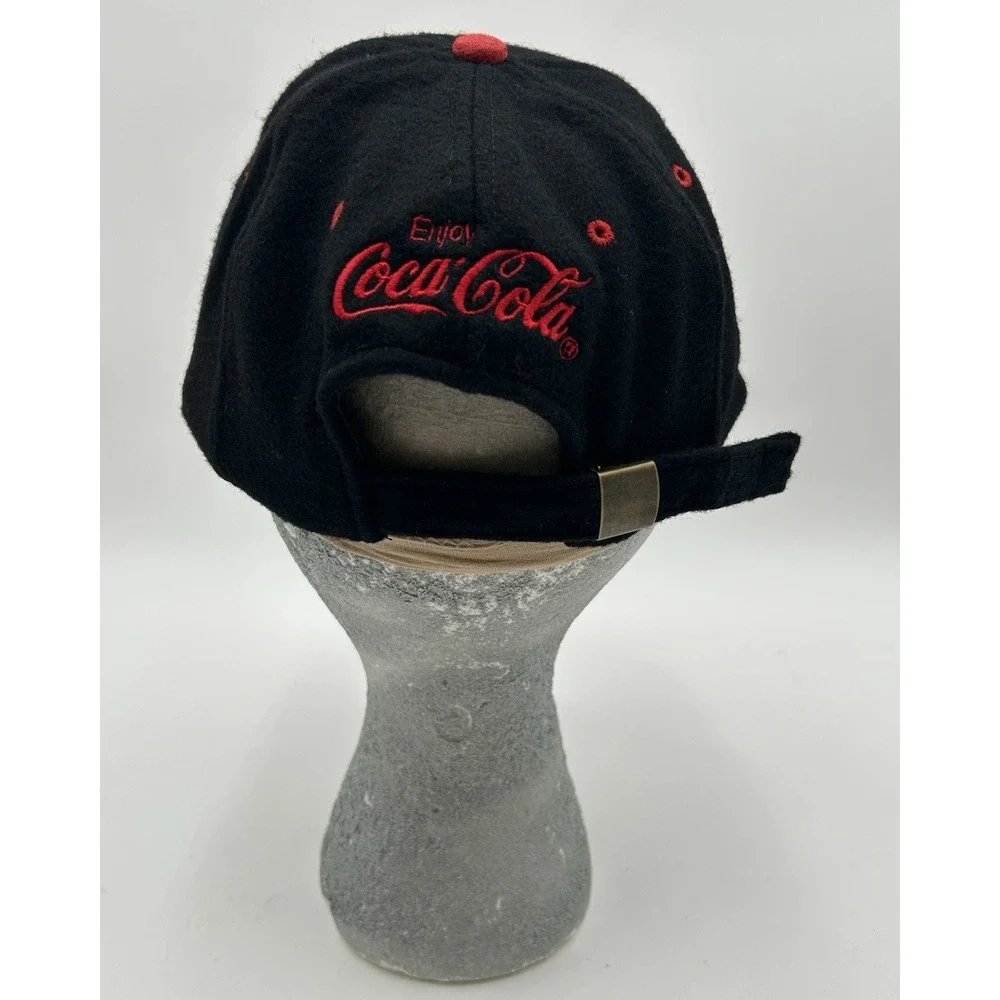 Sydney 2000 Olympic Games Cap Coca-Cola Coke Hat Wool & Suede‎ Vintage 1996